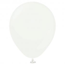 Hvite Miniballonger Pearl White