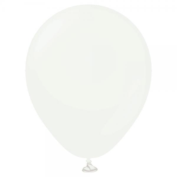 Hvite Miniballonger Pearl White