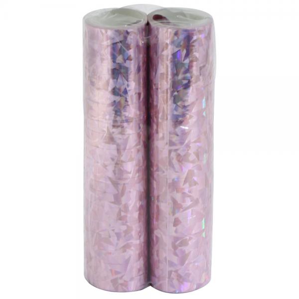 Serpentine Metallic Prisme Rosa 2-pakning