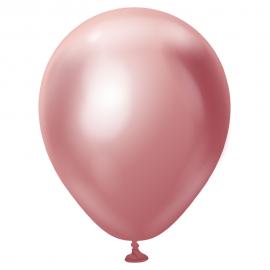 Rosa Mini Chrome Ballonger 100-pakning