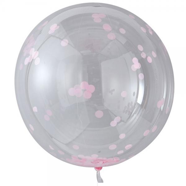 Store Konfettiballonger Rosa