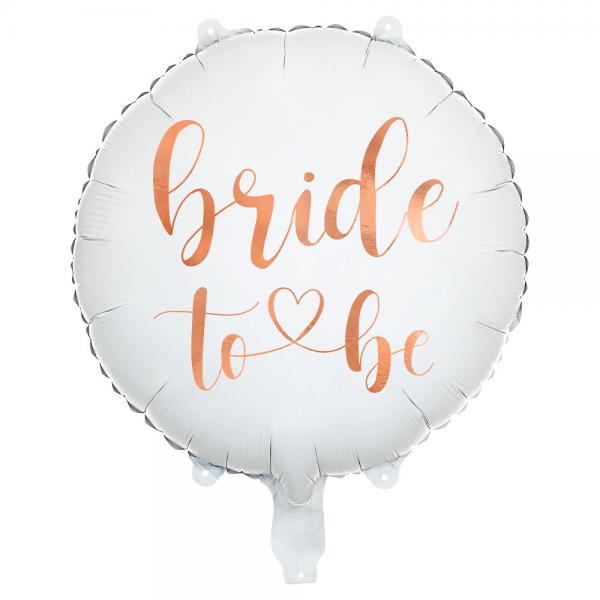 Bride To Be Ballong Hvit