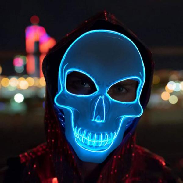 Ddningehode LED-Maske Rosa