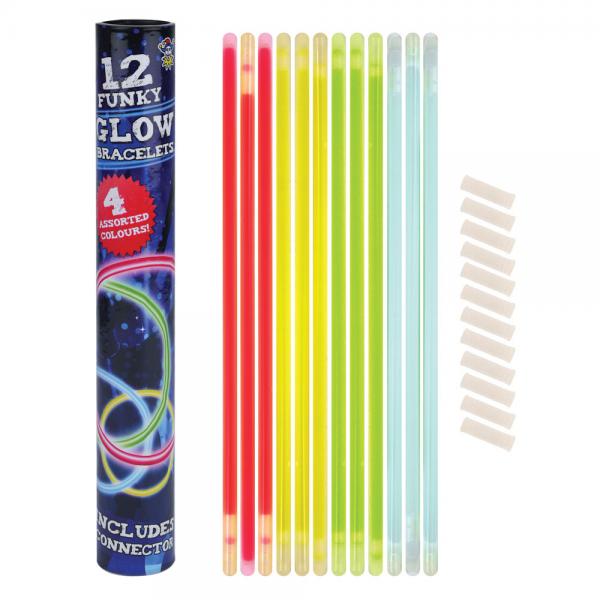 Glowstick Armbnd 12-pakning