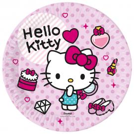 Papptallerkener Hello Kitty Fashion Stylish