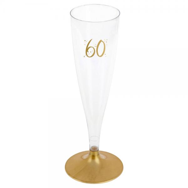 60-rs Champagneglass Flergangs Gull