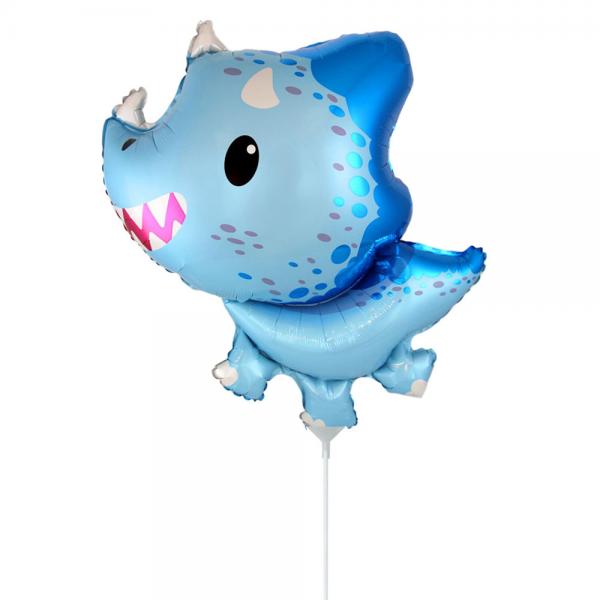 Dinosaur Folieballong Triceratops Liten Bl