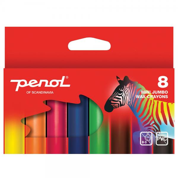 Penol Mini Jumbo Voksstifter 8-pakning