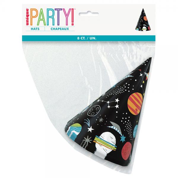 Rommet Partyhatter Outer Space