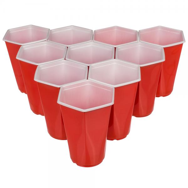 Hexagonal Beer Pong Sett