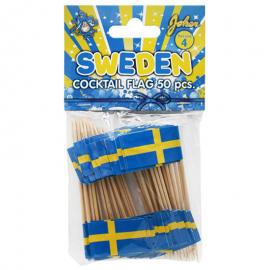 Cocktailflagg Svensk Flagg