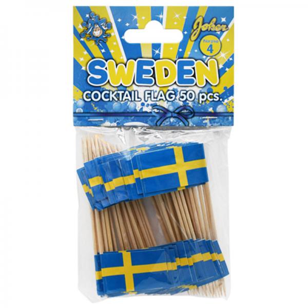 Cocktailflagg Svensk Flagg