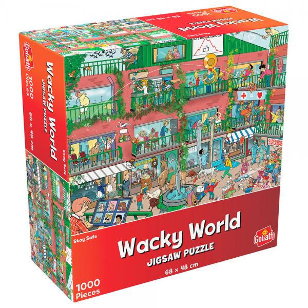 Wacky World Stay Safe Puslespill 1000 Brikker