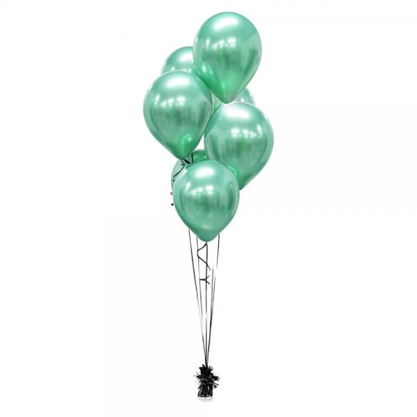 Latexballonger Chrome Mintgrnn Platinum