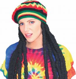 Rasta Parykk Sett