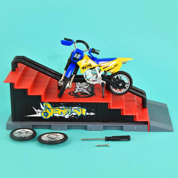 Skatepark Motocross Rampe Trapp Sett