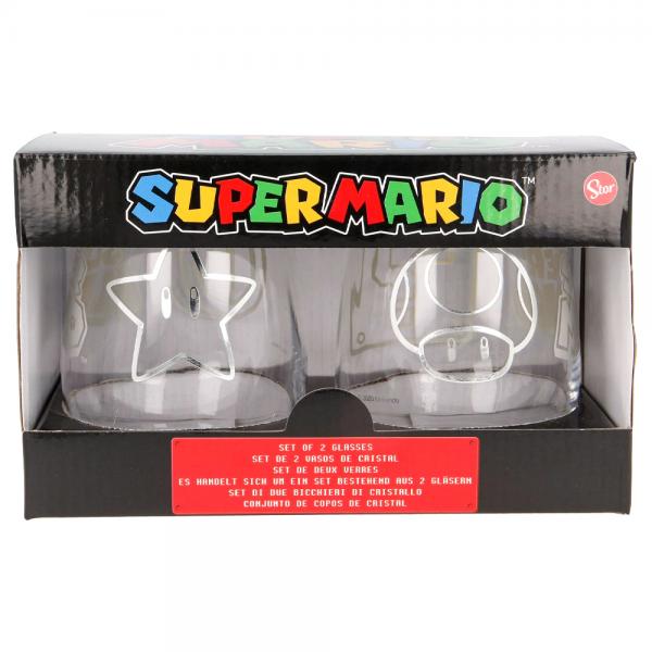 Super Mario Glass 2-pakning