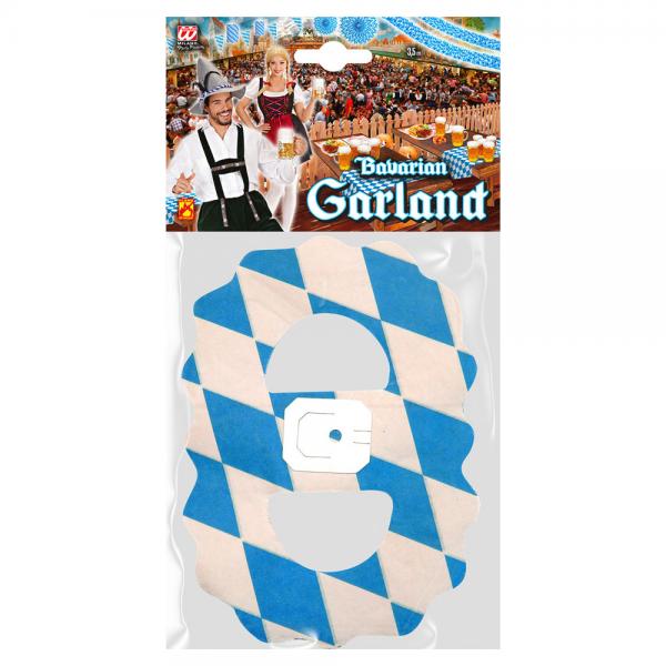 Oktoberfest Girlander Hvit og Bl