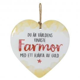 Farmor Keramikkhjerte