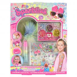 Sparkling Sminke & Tatoveringer Sett Barn