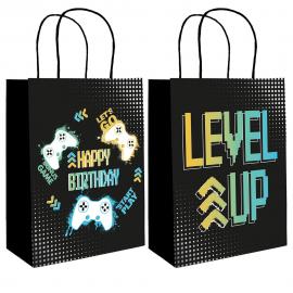 Gavepose Level Up Birthday 6-pakning