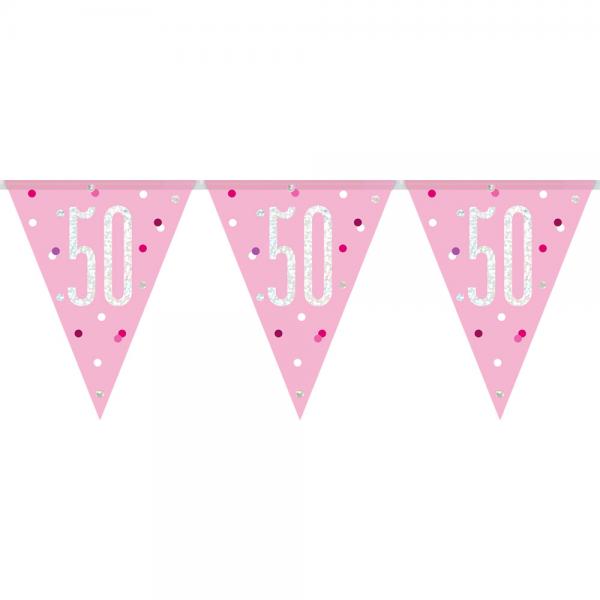 Flaggirlander 50 r Rosa & Slv