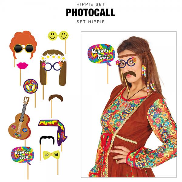 Hippie Fotoprops 12-pakning