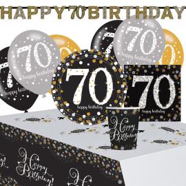 70-års Bursdag Sparkling Celebration Kit 8 Pers