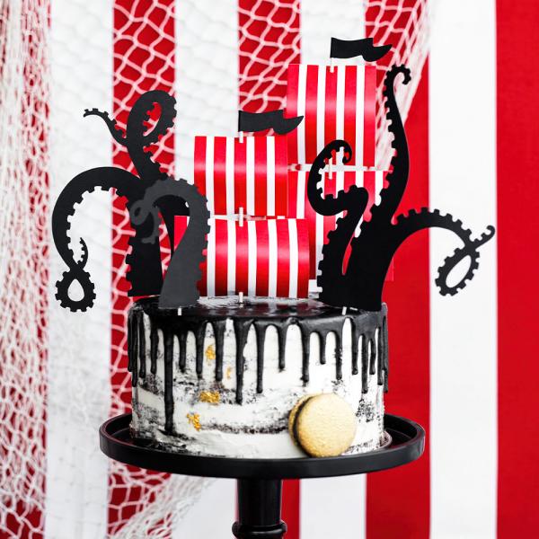 Pirates Party Cupcake Pynt