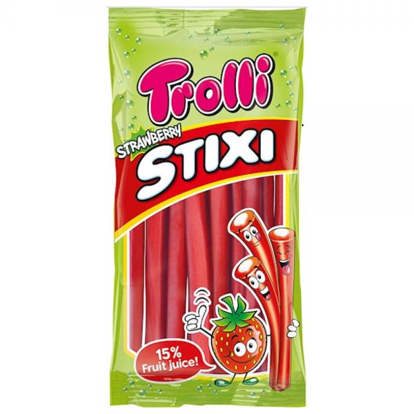 Trolli Stixi Godteristenger Jordbr