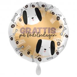 Grattis med Födelsedagen Ballong Paw Birthday