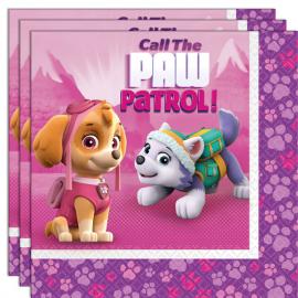 Paw Patrol Servietter Rosa