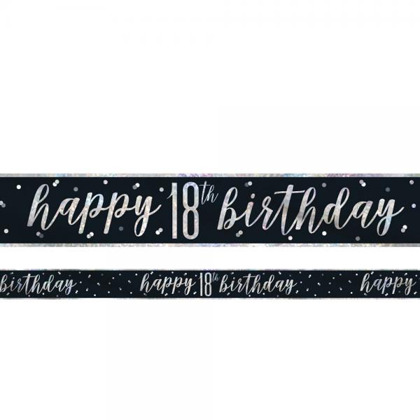 Happy 18th Birthday Banner