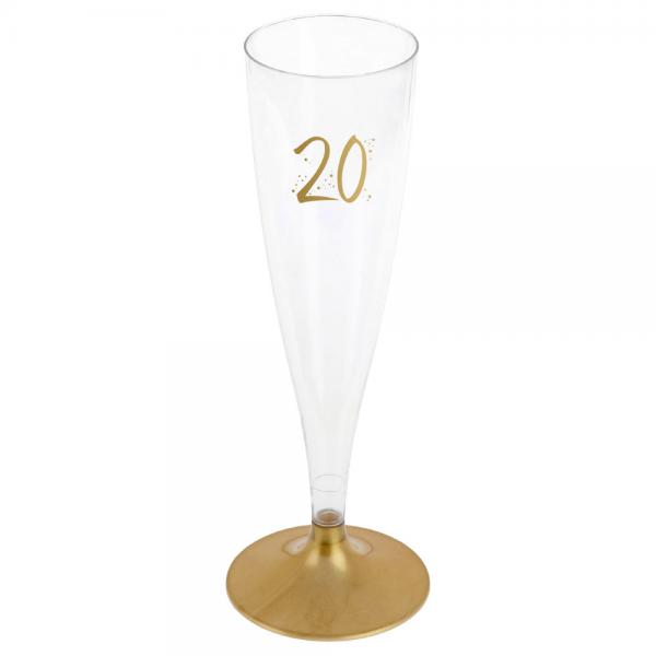 20-rs Champagneglass Flergangs Gull