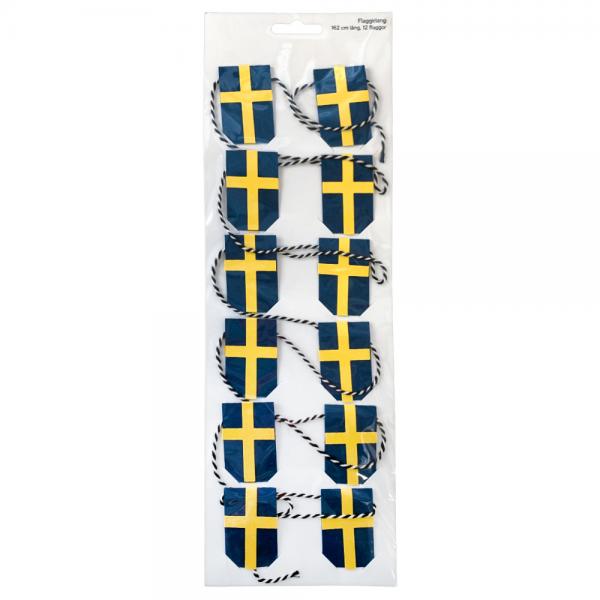 Sverige Flaggirlander X-Tra Mini