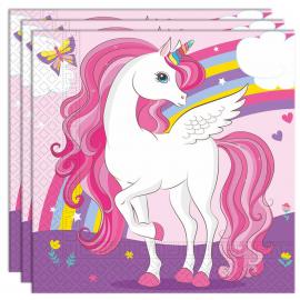 Unicorn Rainbow Servietter