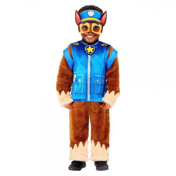 Paw Patrol Chase Kostyme Deluxe Barn