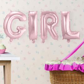 Baby Shower Girl Ballonger Folie