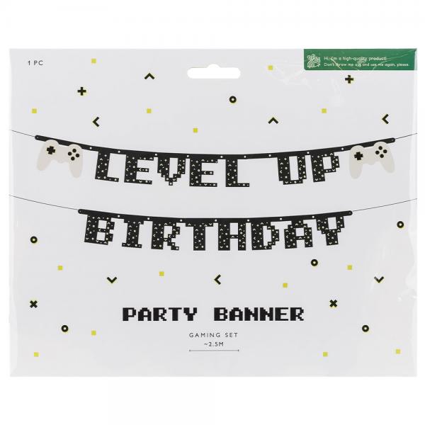 Level Up Birthday Girlander