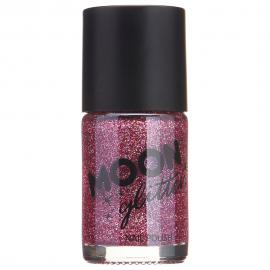 Moon Glitter Holografisk Neglelakk Rosa