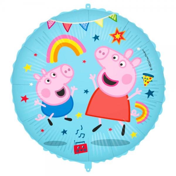 Peppa Gris Bursdag Folieballong