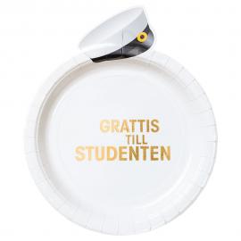 Grattis Till Studenten Papptallerkener