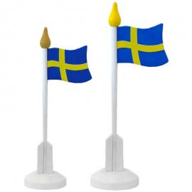 Bordflagg Sverige i Tre Stort