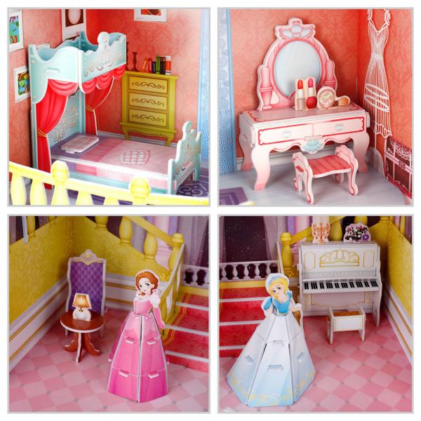 3D Puslespill Prinsesse Slott