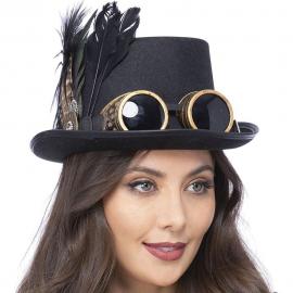 Gothic Viktoriansk Steampunk Høy Hatt