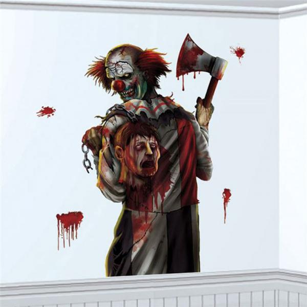 Veggpynt Evil Clown