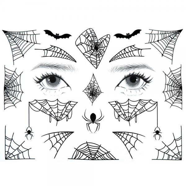 Halloween Midlertidige Tatoveringer L