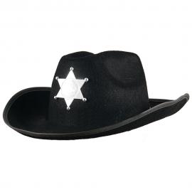 Cowboyhatt med Sheriffstjerne Barn