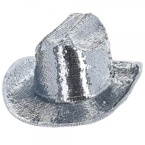 Cowboyhatt Paljetter Slv