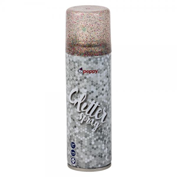 Flerfarget Glitter Hrspray